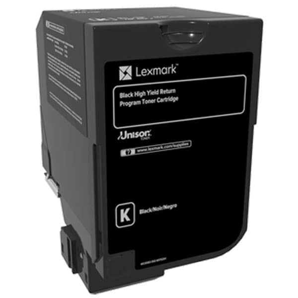 Lexmark High Yield Black Return Program Toner Ctg, TAA Compliant, Yield: 20000 Pages